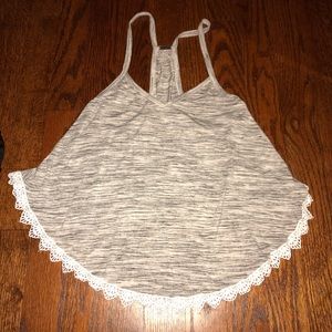 Grey/Lace Tank